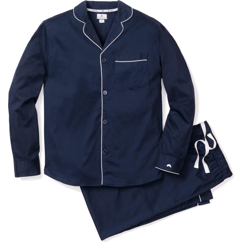 Petite Plume Cotton Flannel Pajama Set Product Image