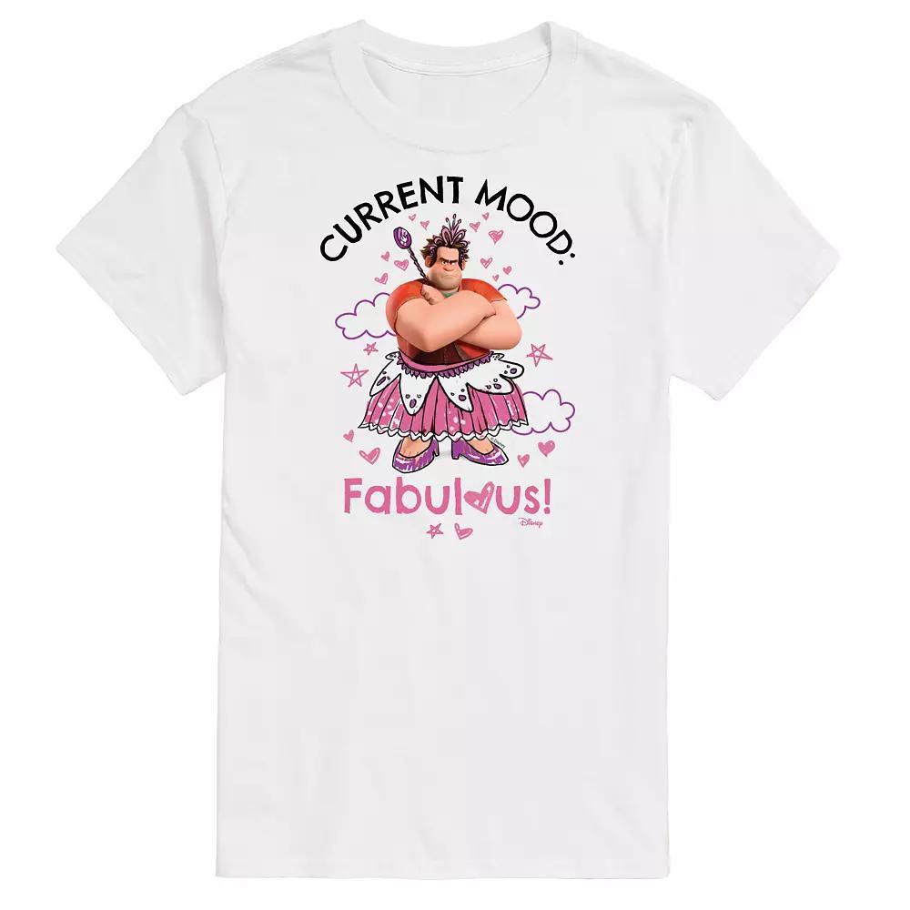 Disneys Wreck It Ralph Big & Tall Current Mood Graphic Tee, Mens Product Image