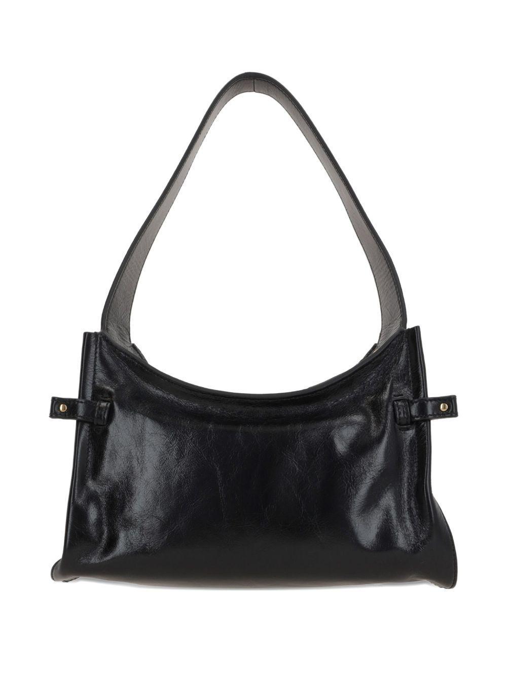 Charms embellished leather shoulder bag Product Image