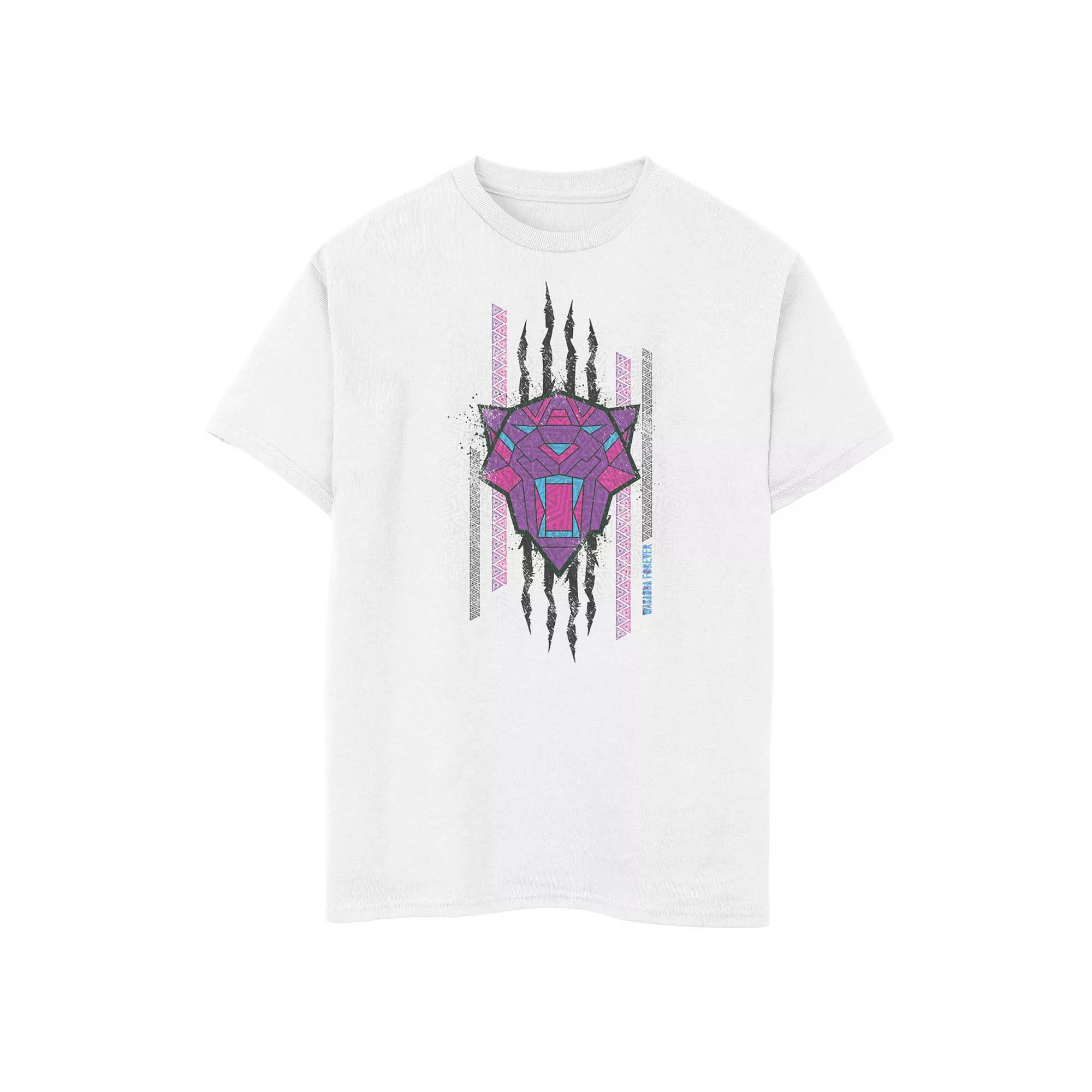Boys 8-20 Marvel Wakanda Forever Panther Scratch Graphic Tee, Boys Product Image