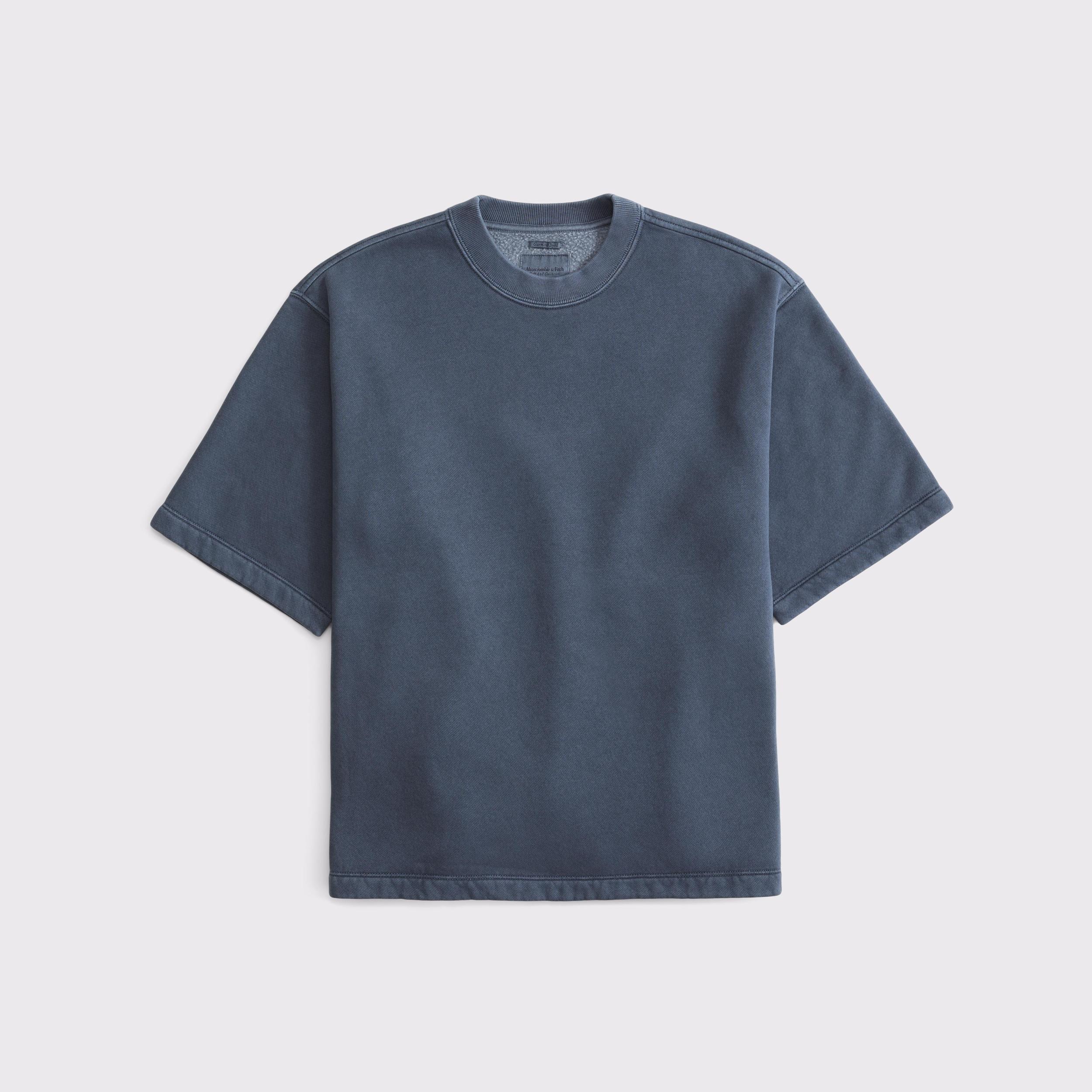 Oversized Short-Sleeve Fleece Tee Product Image