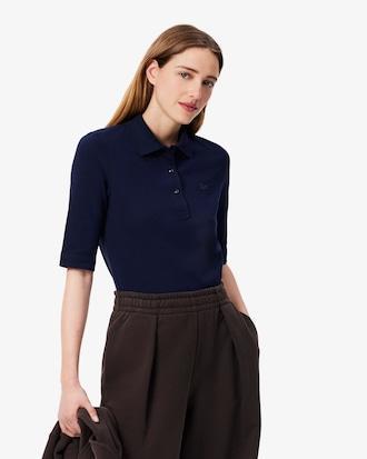 Slim Fit L.12.D Three Quarter Sleeve Polo Shirt Product Image