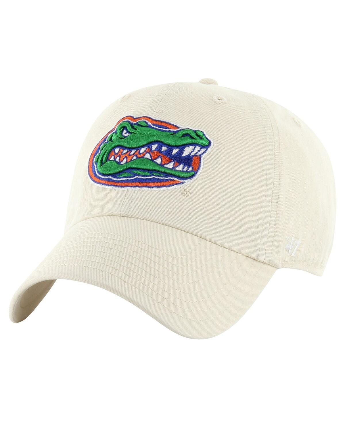 Men's '47 Tan Florida Gators Vintage Clean Up Adjustable Hat, Team Product Image