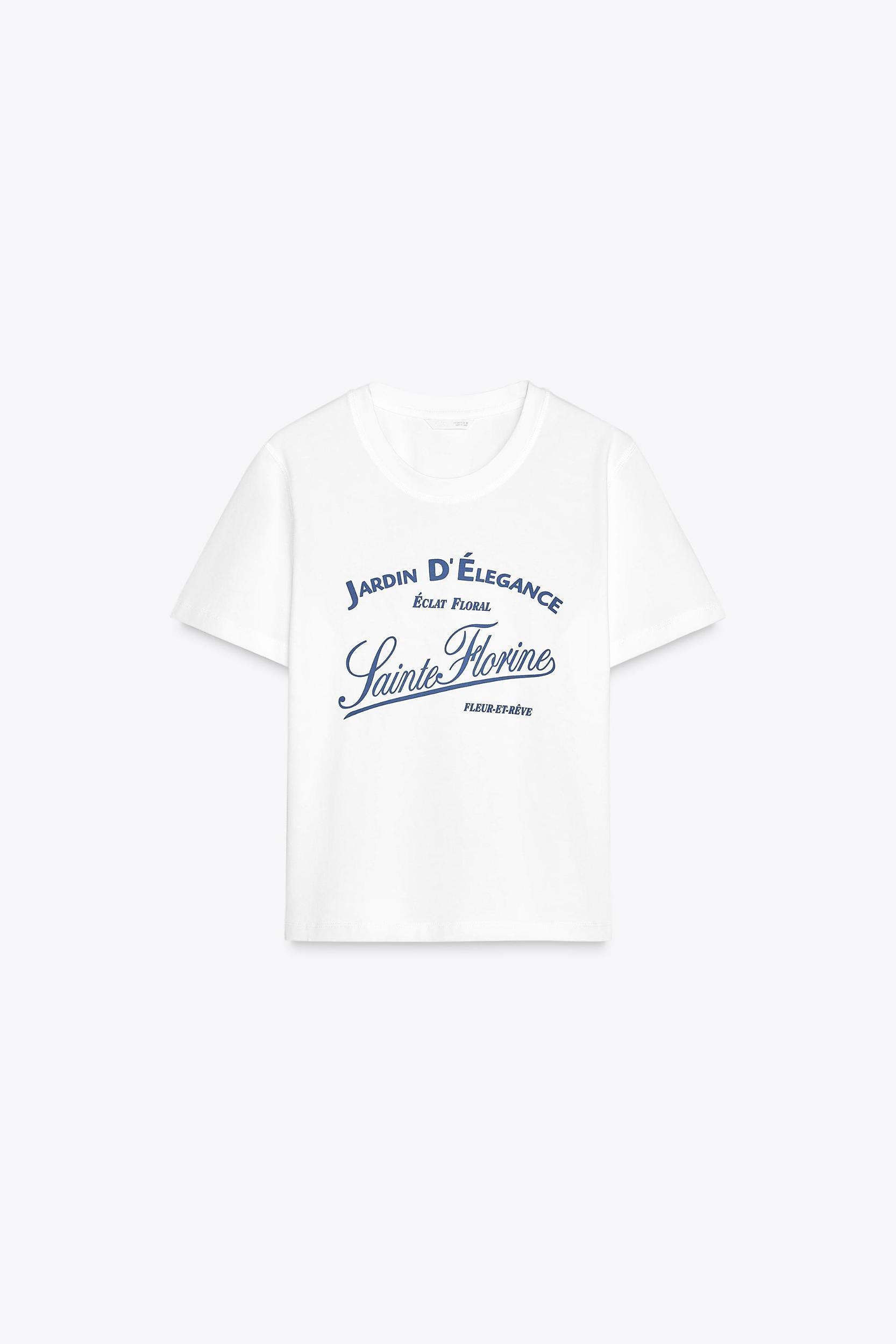 CONTRAST TEXT T-SHIRT Product Image