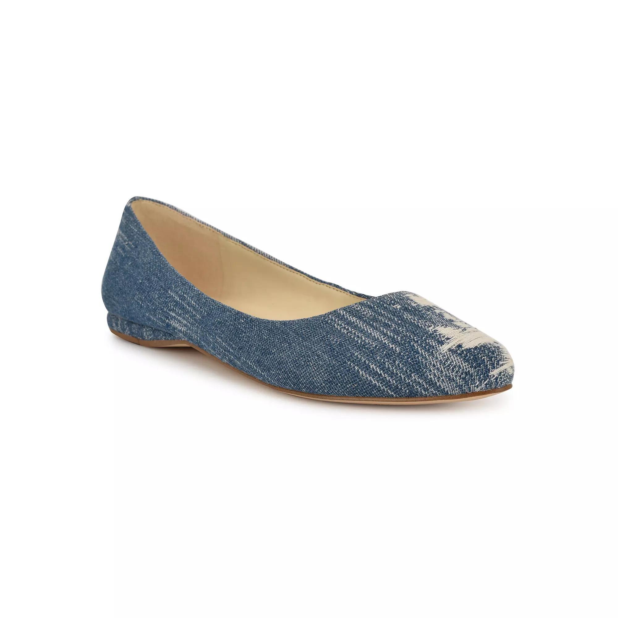 Nine West Speakup Women's Ballet Flats, Size: 5, Dark Blue Blue Product Image