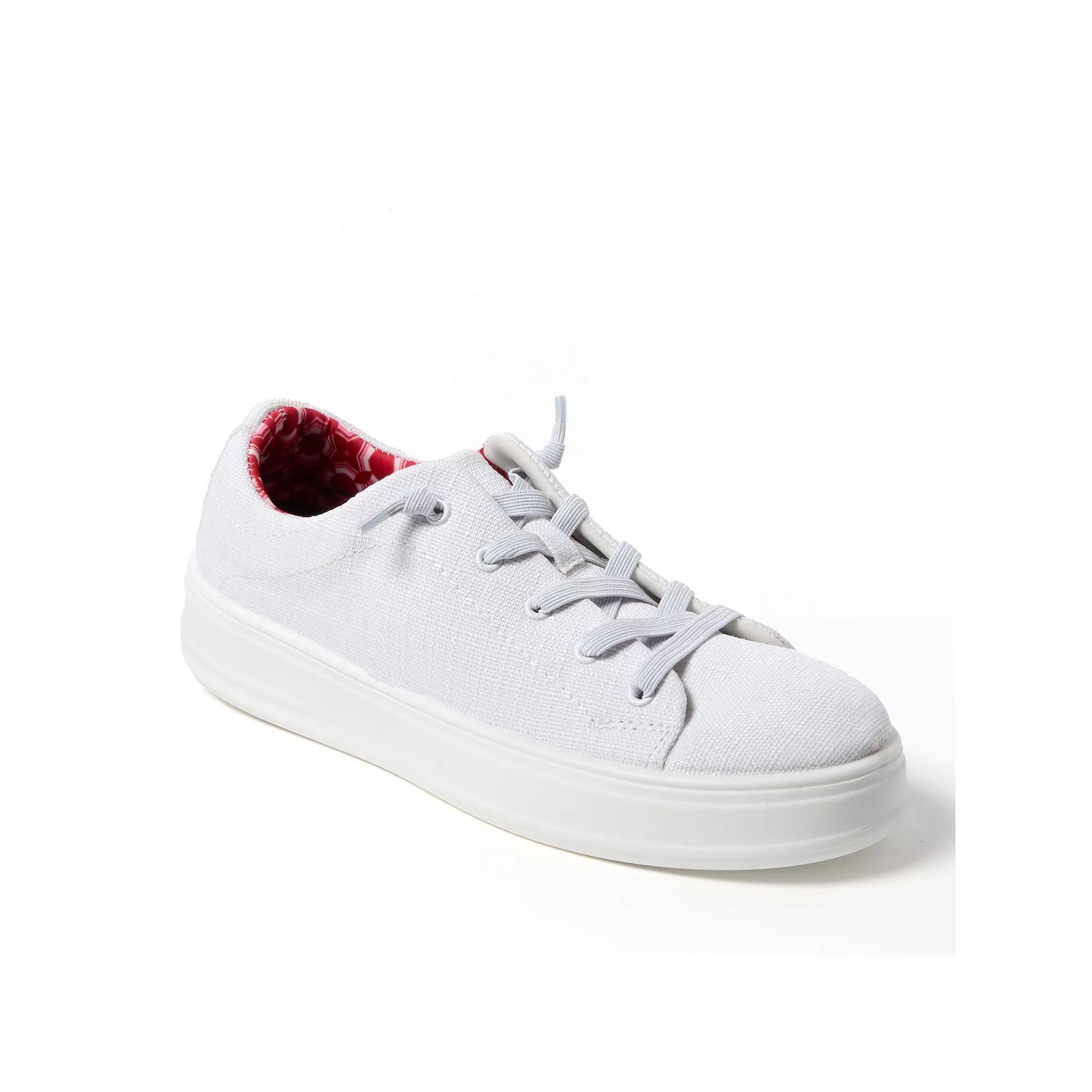 Original Comfort by Dearfoams Mabel Woven Lace-Up Womens Shoes Product Image