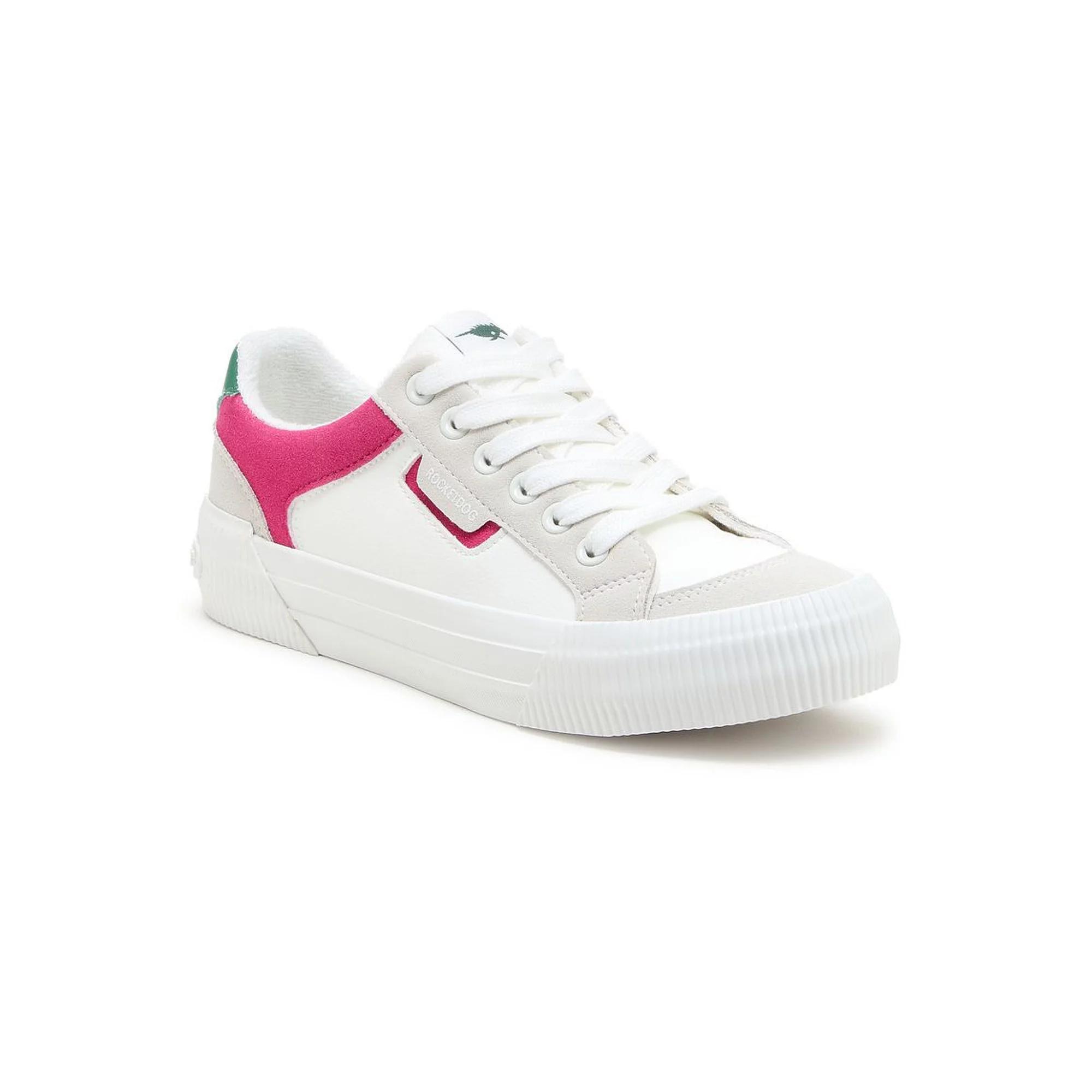 Rocket Dog Cheery Womens Sneakers White Pink Product Image