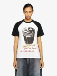 JW ANDERSON X GUINNESS - PRINTED T-SHIRT in white | JW Anderson US  Product Image