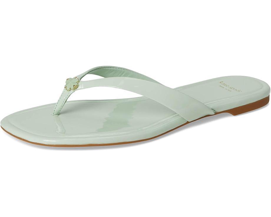 Spade Flower Smooth Leather Flip-Flop Product Image