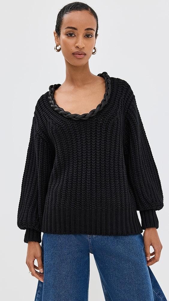 Aje Entwined Oversized Knit | Shopbop Product Image