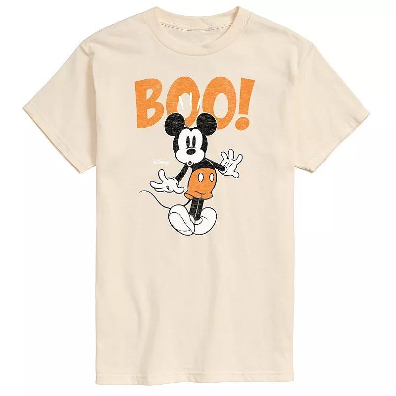 Disney's Mickey Mouse Men's Scared Boo Graphic Tee, Size: Medium, Black Product Image