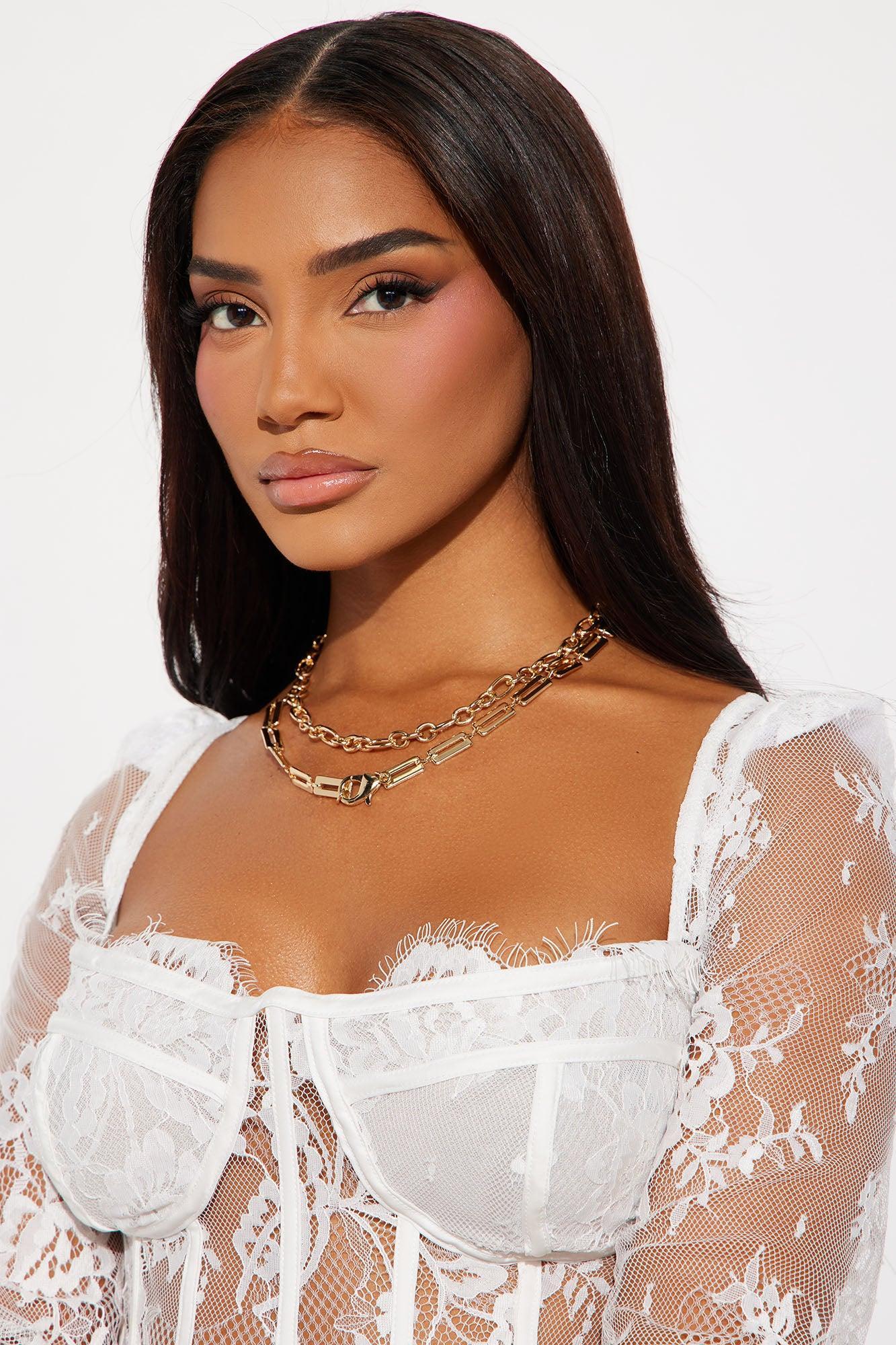 Unhinged Necklace - Gold Product Image