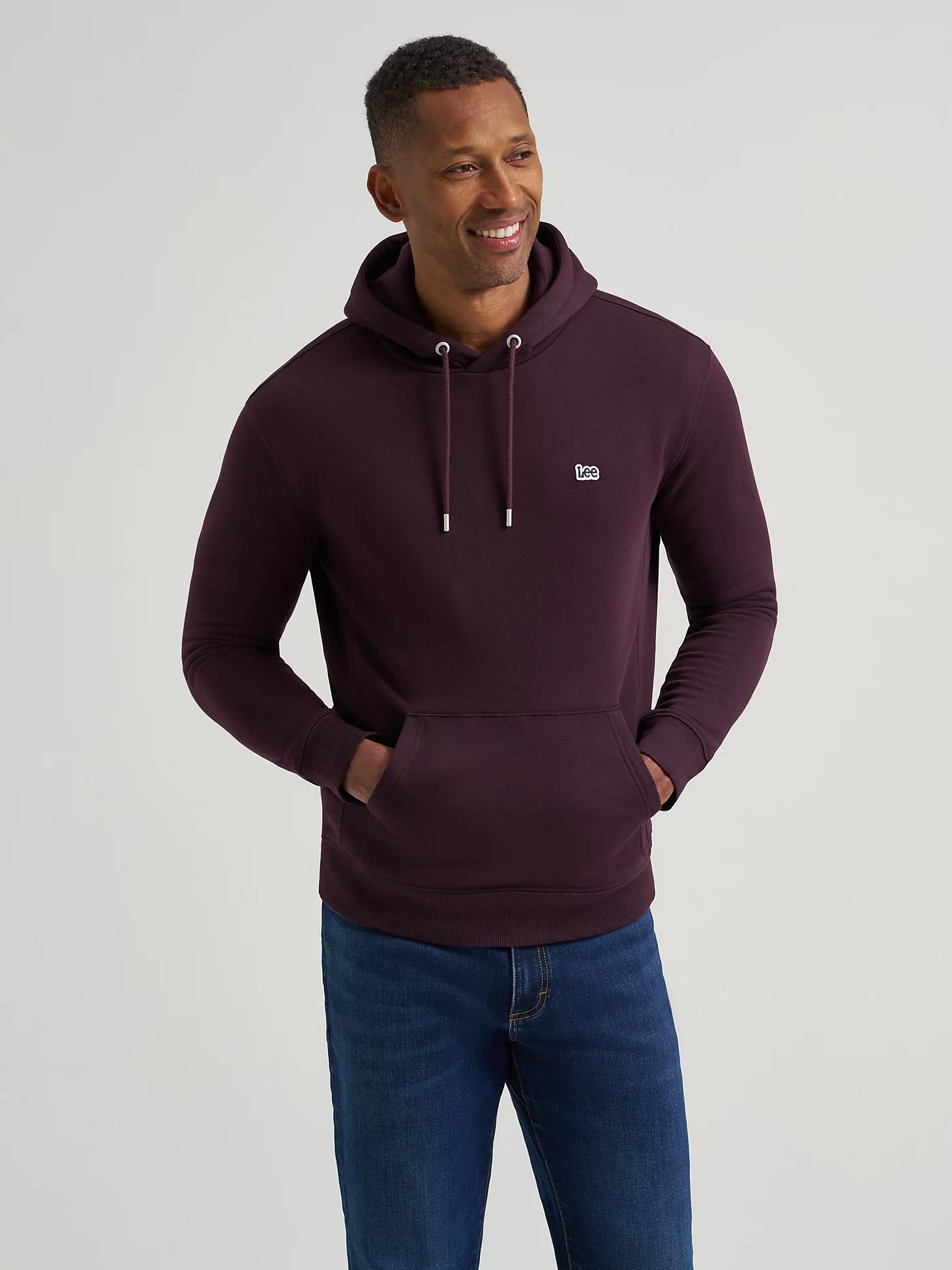 Men's Logo Patch Solid Hoodie | Men's Tops & Tees | Lee® Product Image