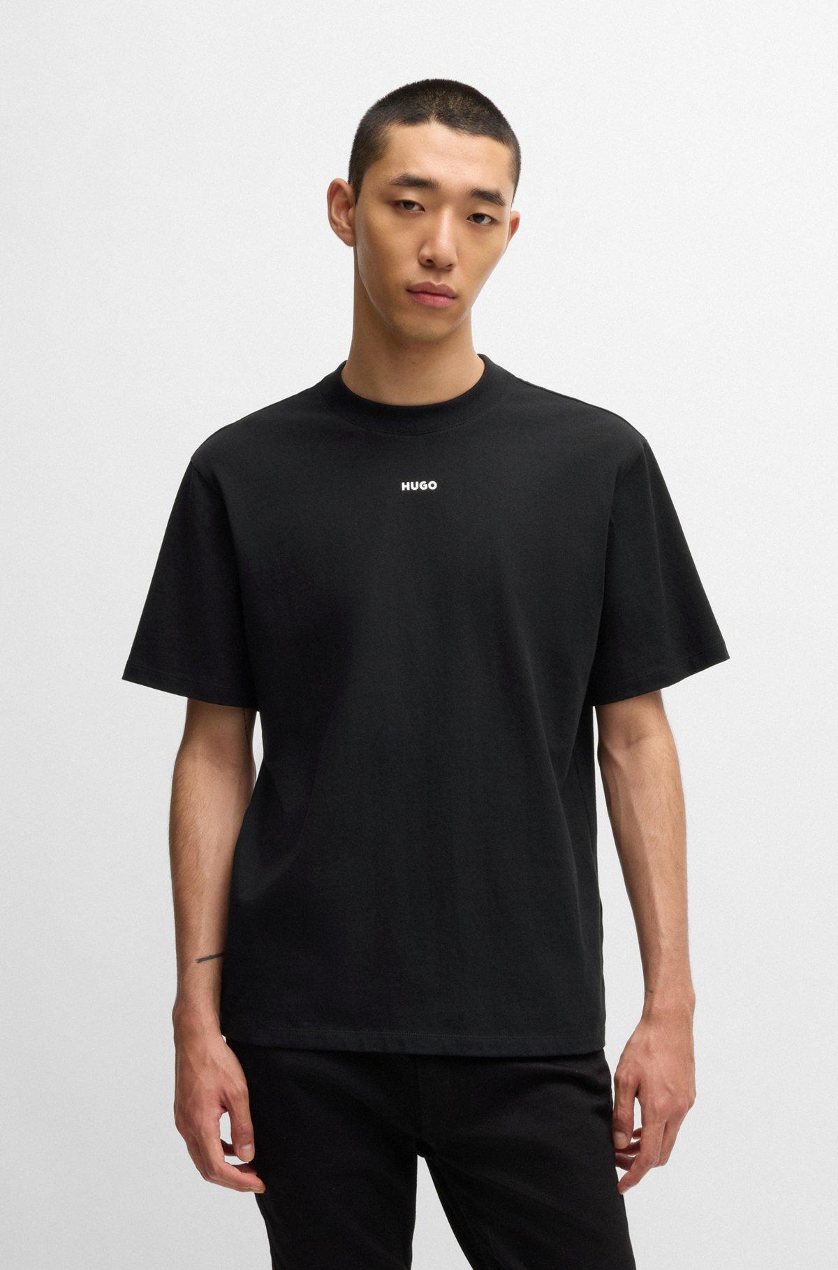 Relaxed-fit T-shirt in cotton with logo print Product Image