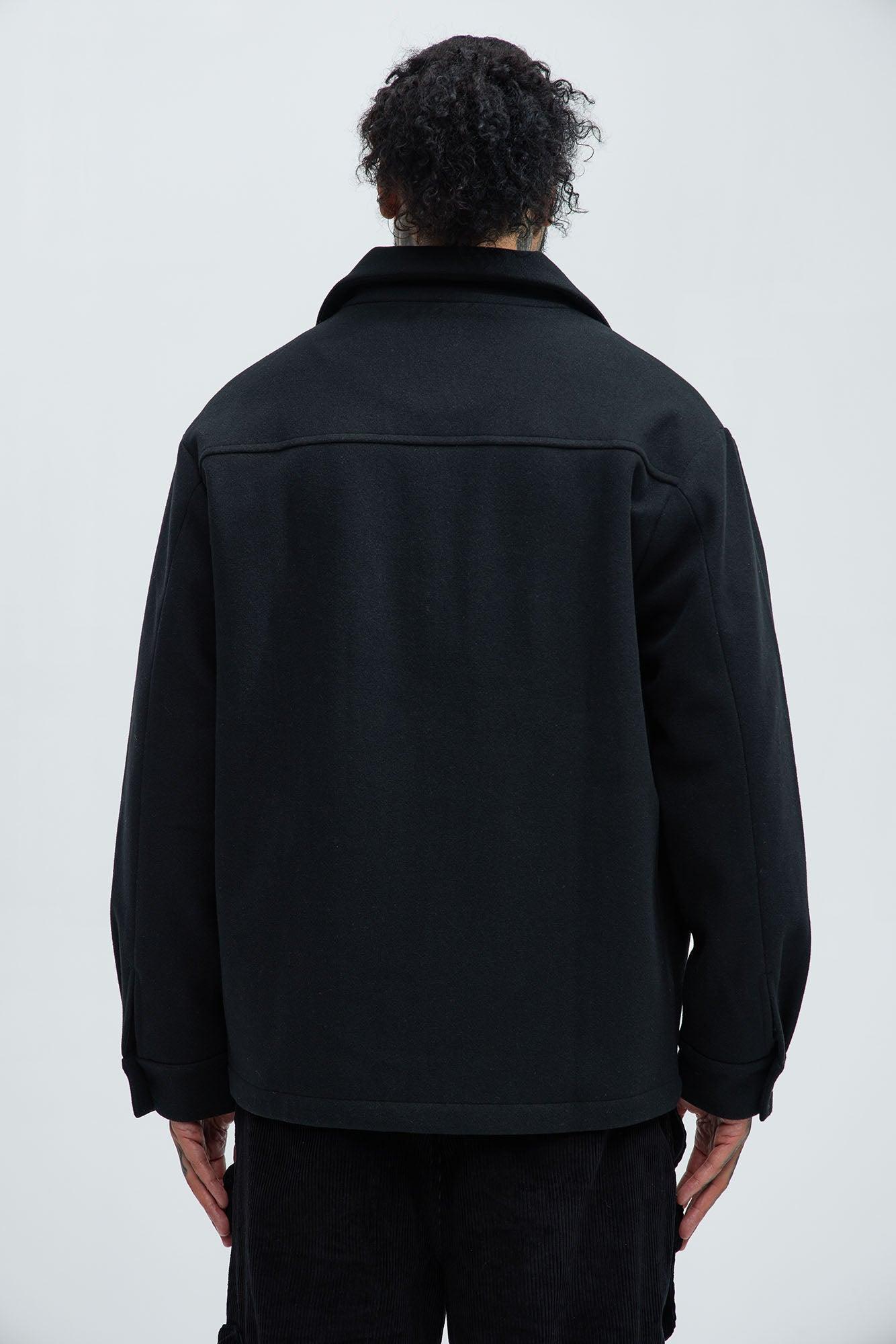 Ballou Pocket Button Up Shirt - Black Product Image