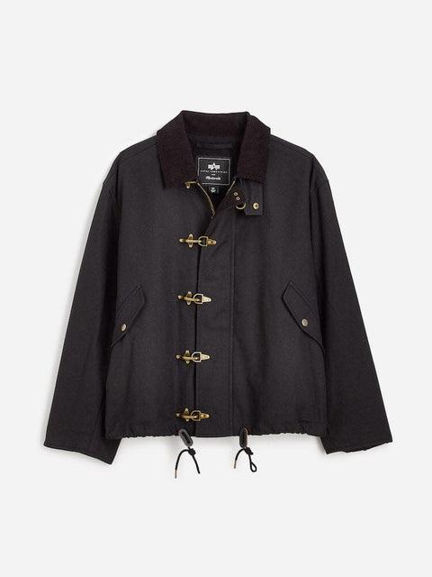 ALPHA X MADEWELL WOMEN'S WAXED COTTON CAR COAT Product Image