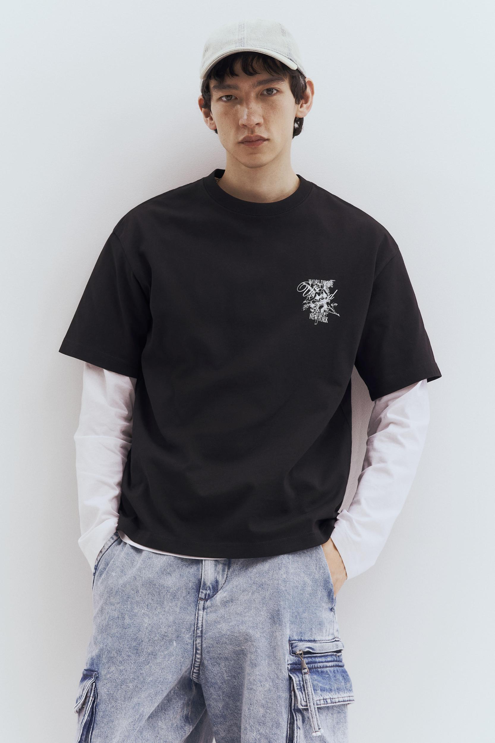 Loose Fit Printed T-shirt Product Image