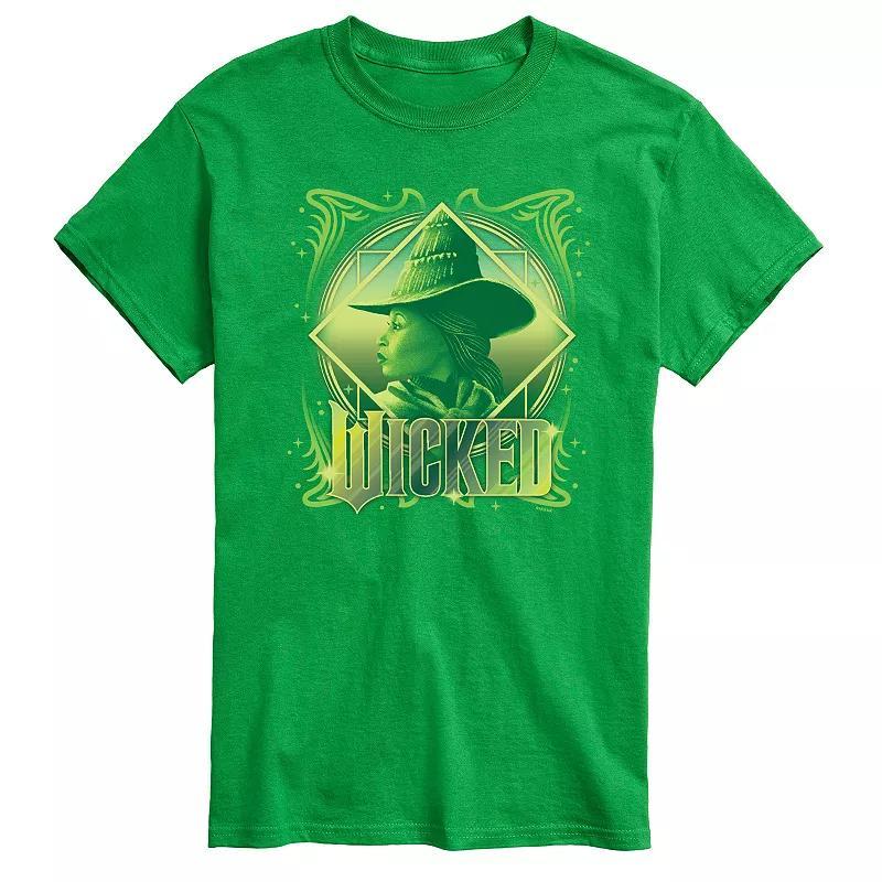 Big & Tall Wicked Elphaba Portrait Graphic Tee, Mens Product Image