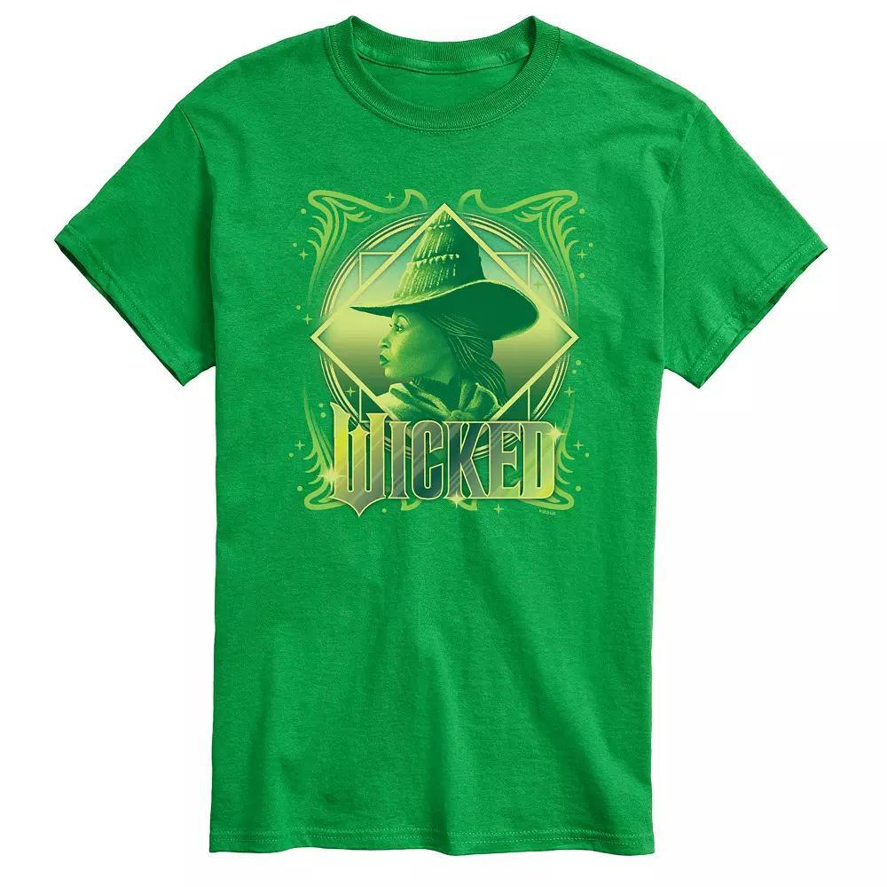 Big & Tall Wicked Elphaba Portrait Graphic Tee, Mens Product Image