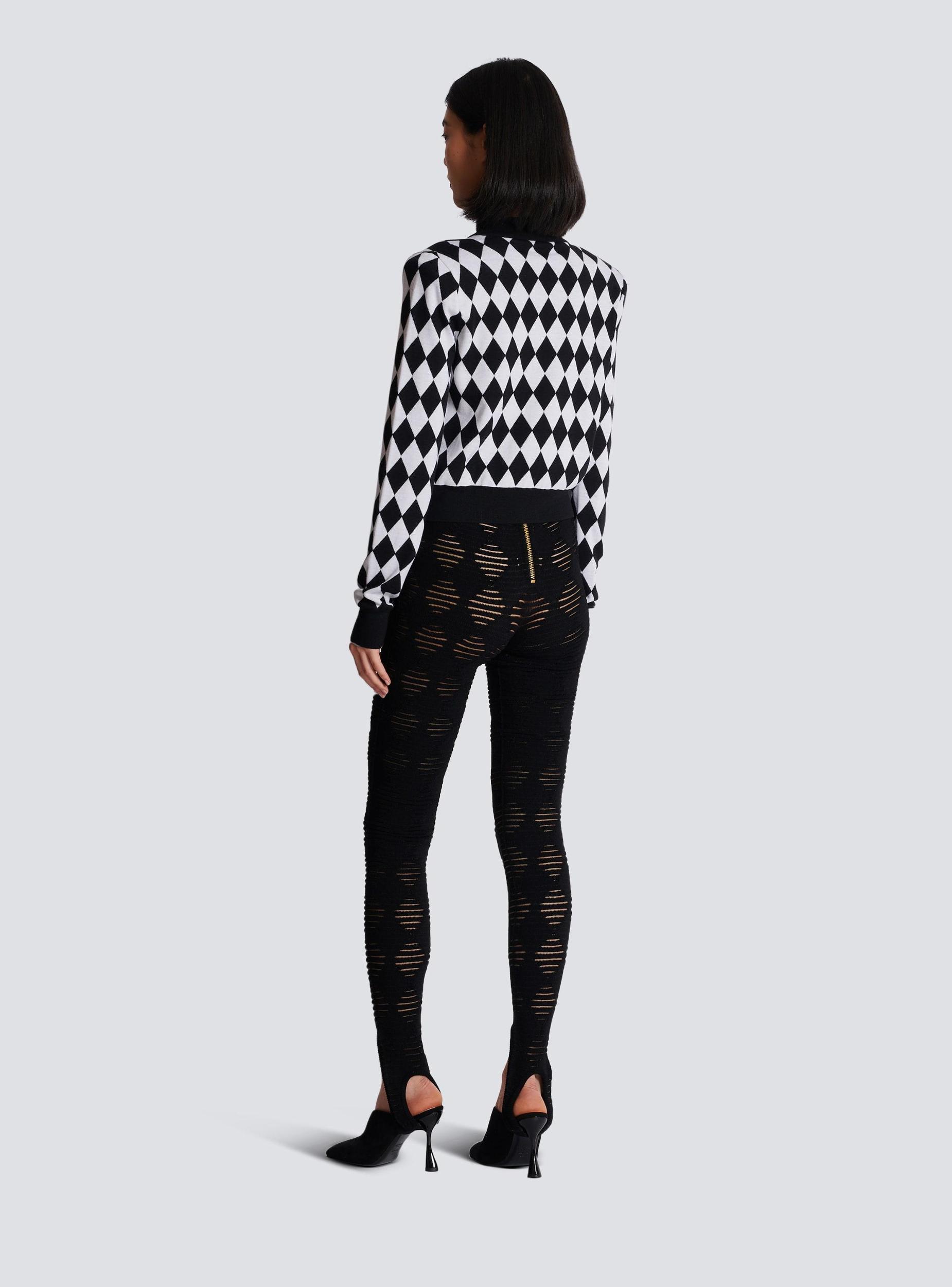 Diamond knit cardigan Product Image