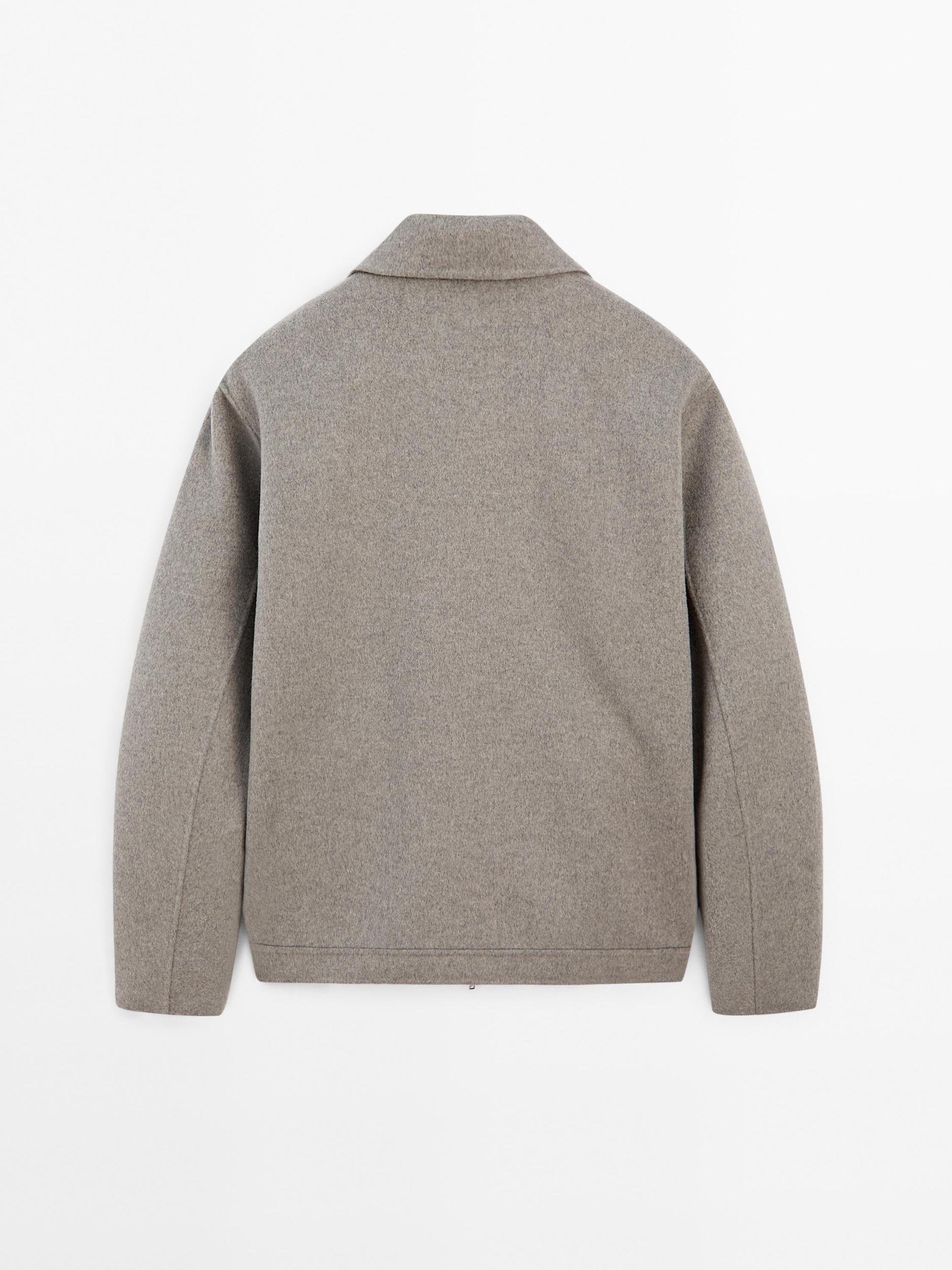 Double zip wool jacket Product Image
