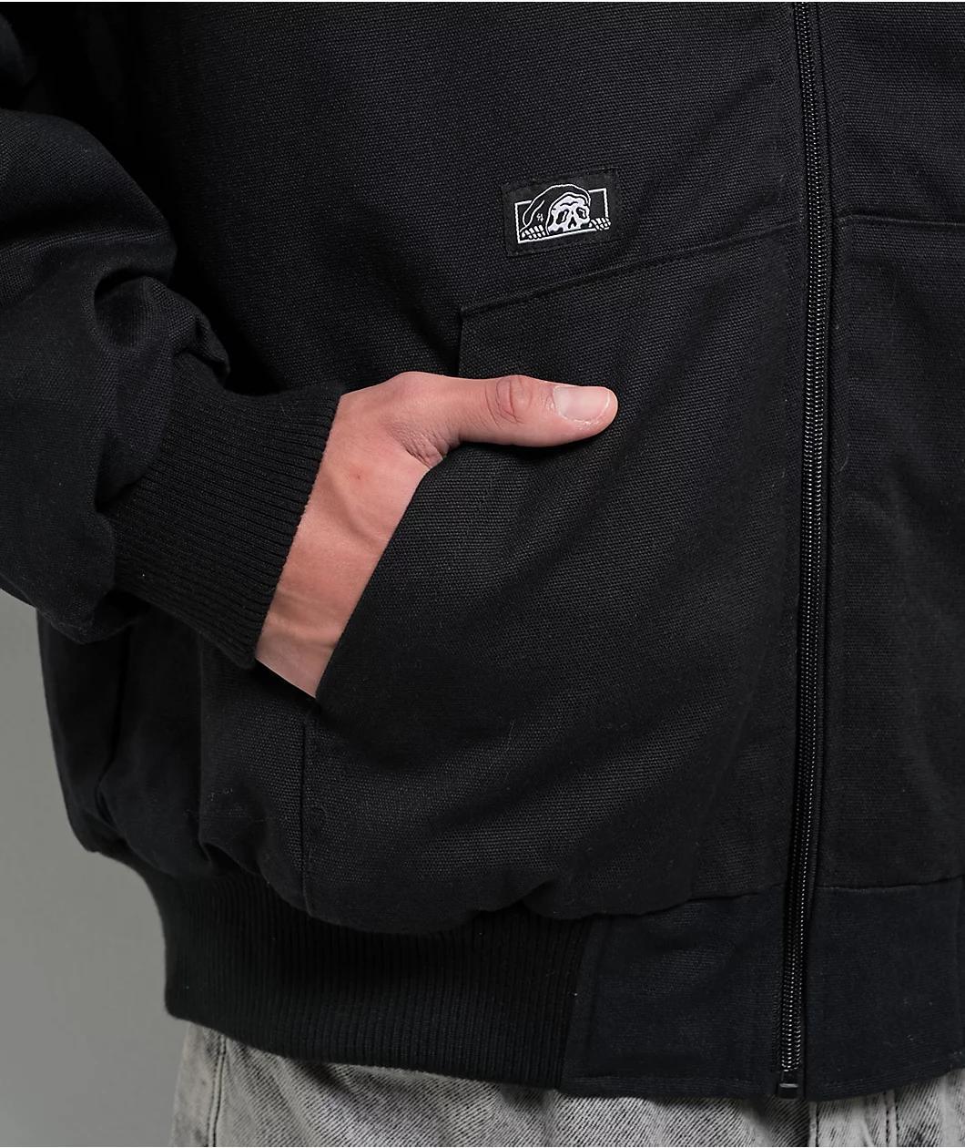 Lurking Class by Sketchy Tank x Matt Stikker Sick In The Head Black Work Jacket Product Image
