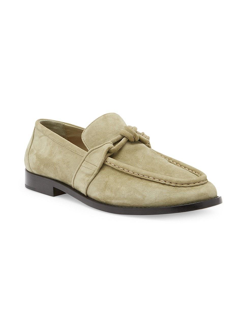 Mens Rock Suede Lug Sole Penny Loafers Product Image