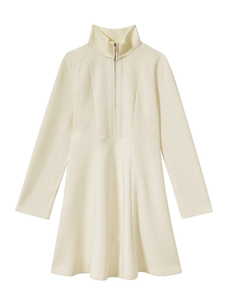Womens Krysta Cotton-Blend Fit-&-Flare Minidress Product Image