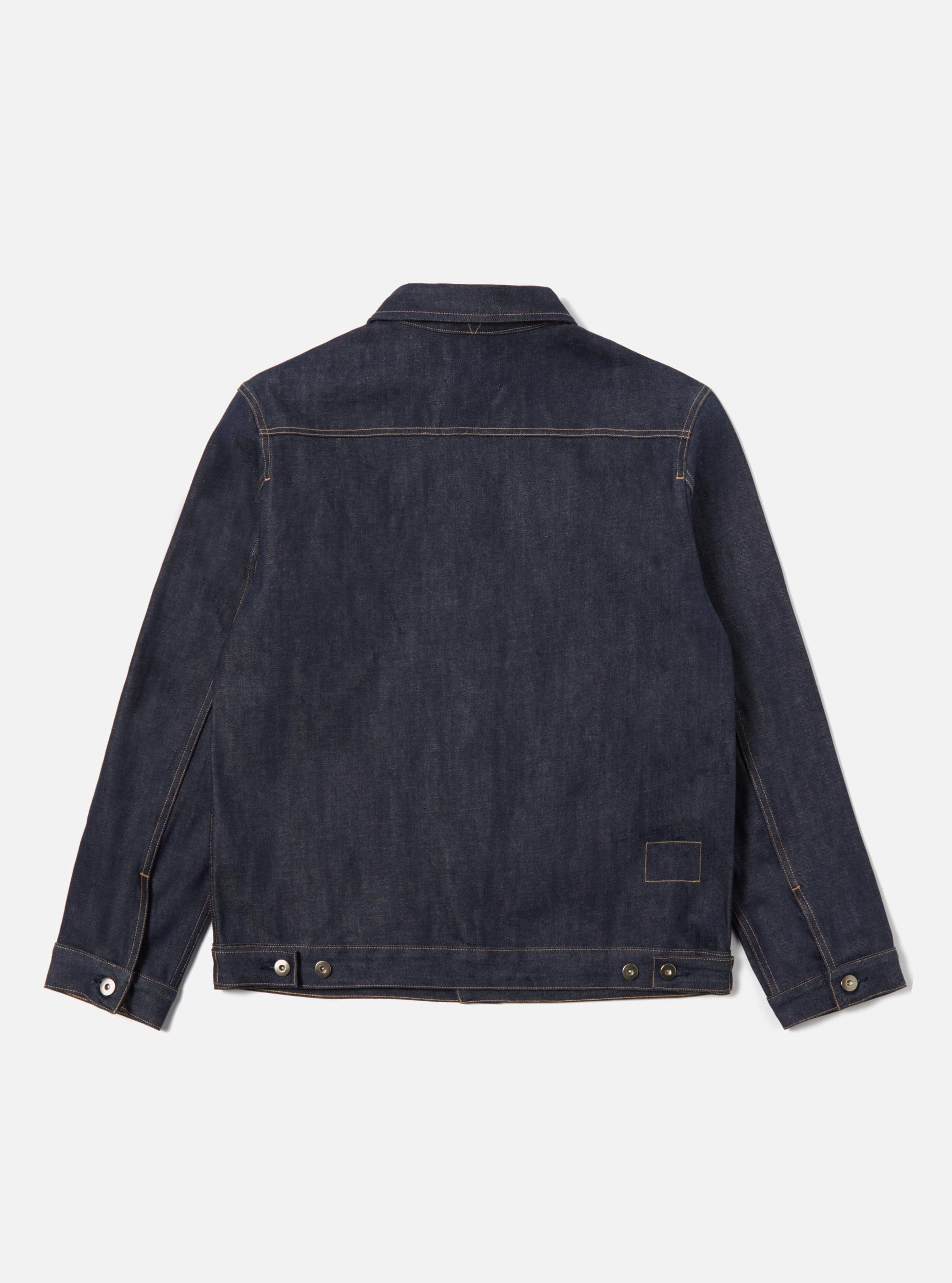 Universal Works Trucker Jacket in Indigo 13oz Selvedge Denim Product Image