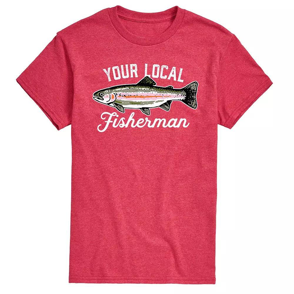Mens Your Local Fisherman Graphic Tee Product Image