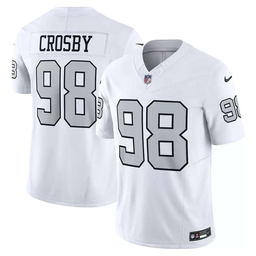 Men's Nike Maxx Crosby White Las Vegas Raiders Vapor F.U.S.E. Limited Jersey, Size: 3XL, Lvr White Product Image
