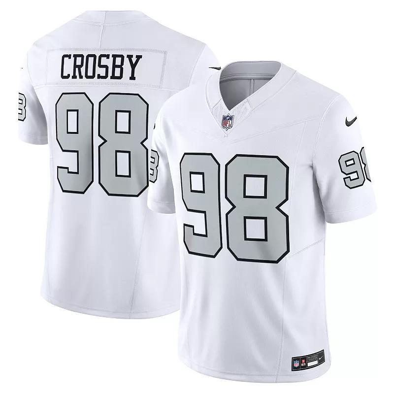 Men's Nike Maxx Crosby White Las Vegas Raiders Vapor F.U.S.E. Limited Jersey, Size: 3XL, Lvr White Product Image