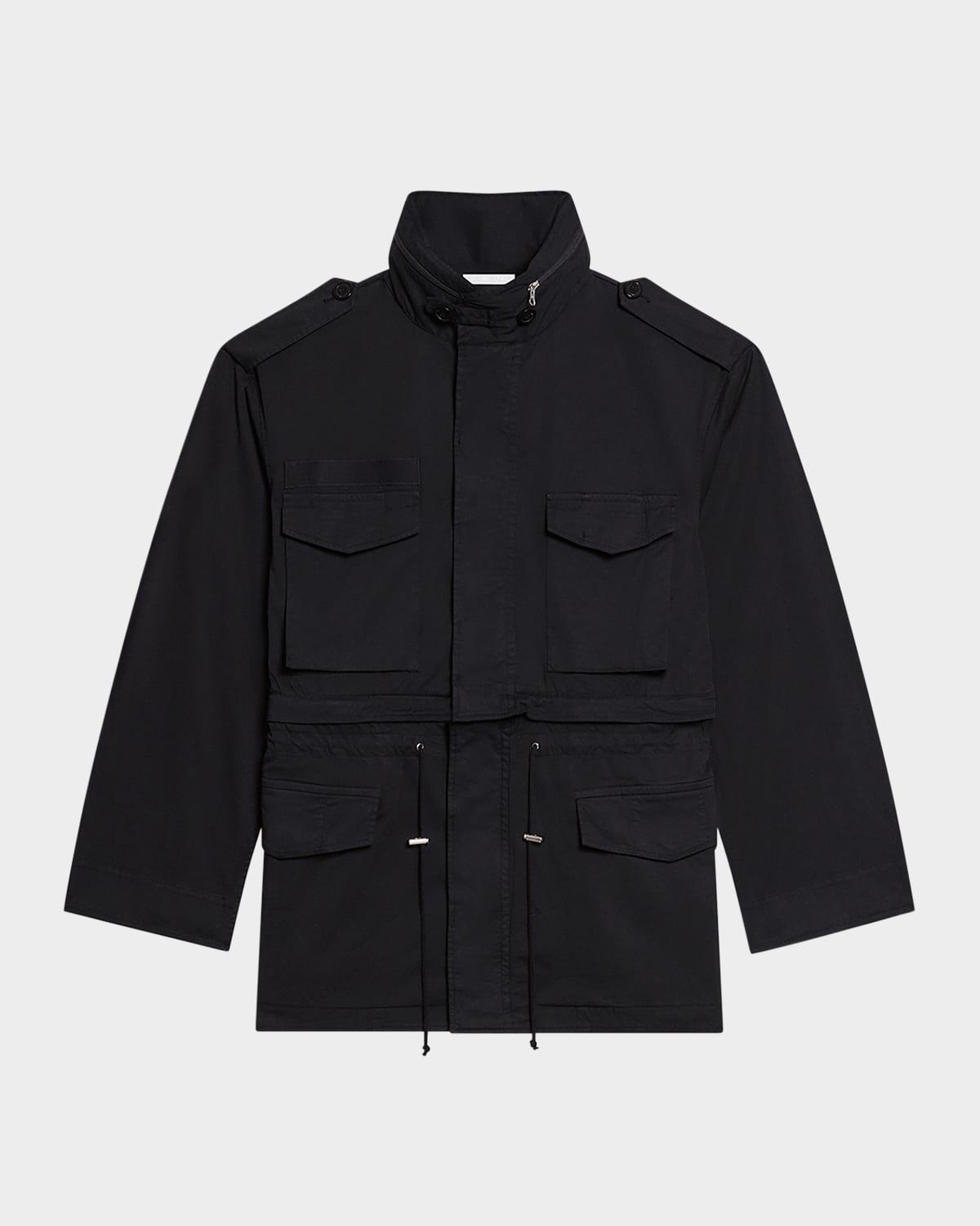 Mens Field Jacket with Stowaway Hood Product Image