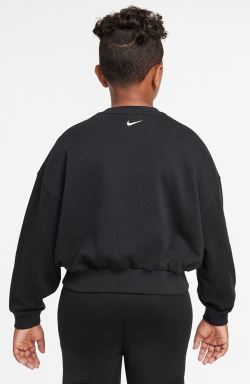 Womens Nike Sportswear Club Girls French Terry Crew-Neck Sweatshirt Product Image