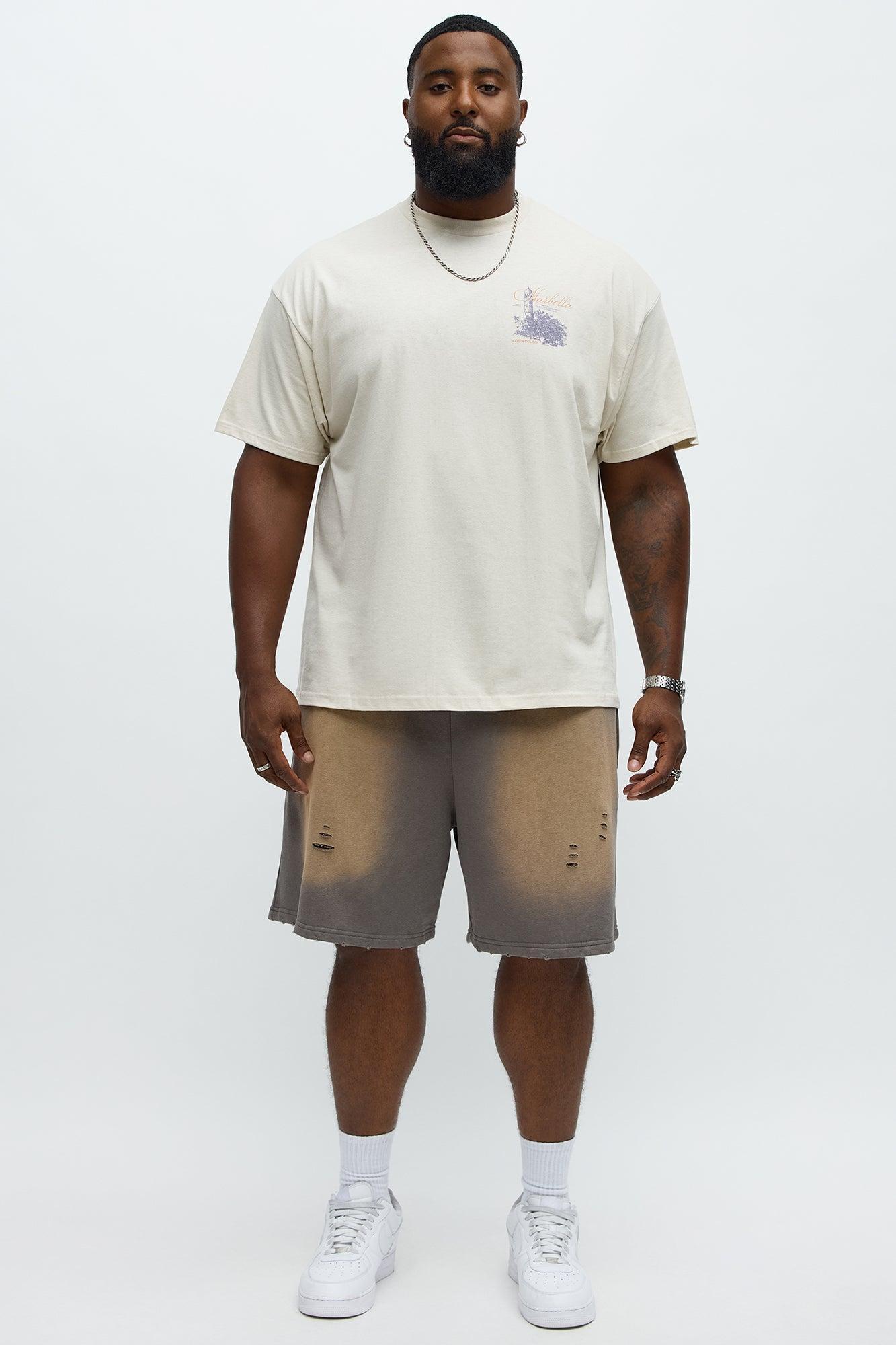 Tyson Dont Fade Relaxed Shorts - Grey Product Image