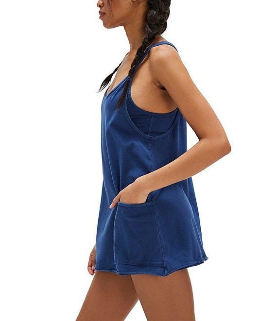 FP Movement Hot Shot V-Neck Sleeveless Patch Pocket Mini Dress Product Image