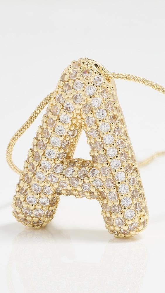 Maison Irem Initial Bubble Sparkle Necklace | Shopbop Product Image