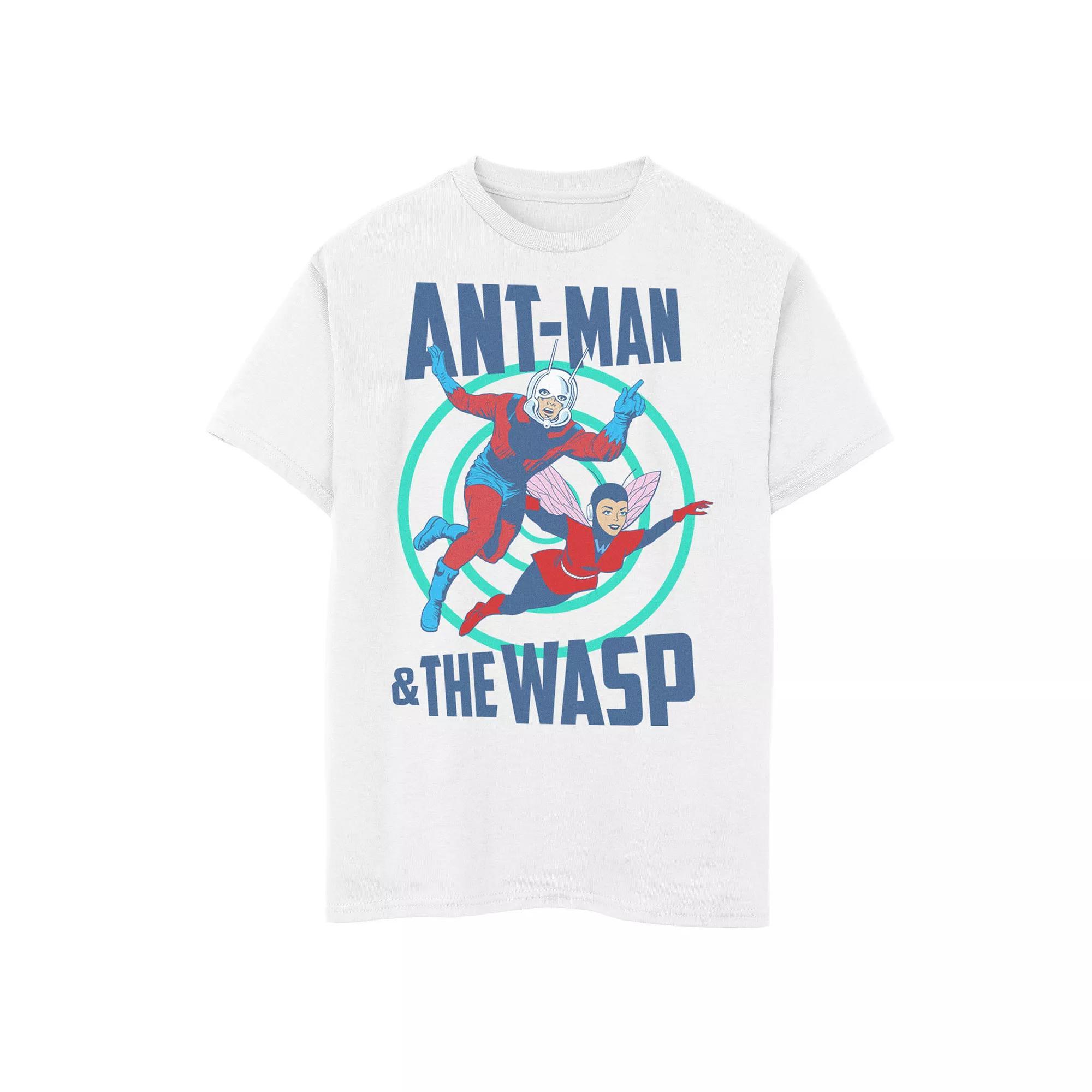 Boys 8-20 Marvel Ant-Man And The Wasp Classic Portrait Graphic Tee, Boy's, Size: Medium, White Product Image