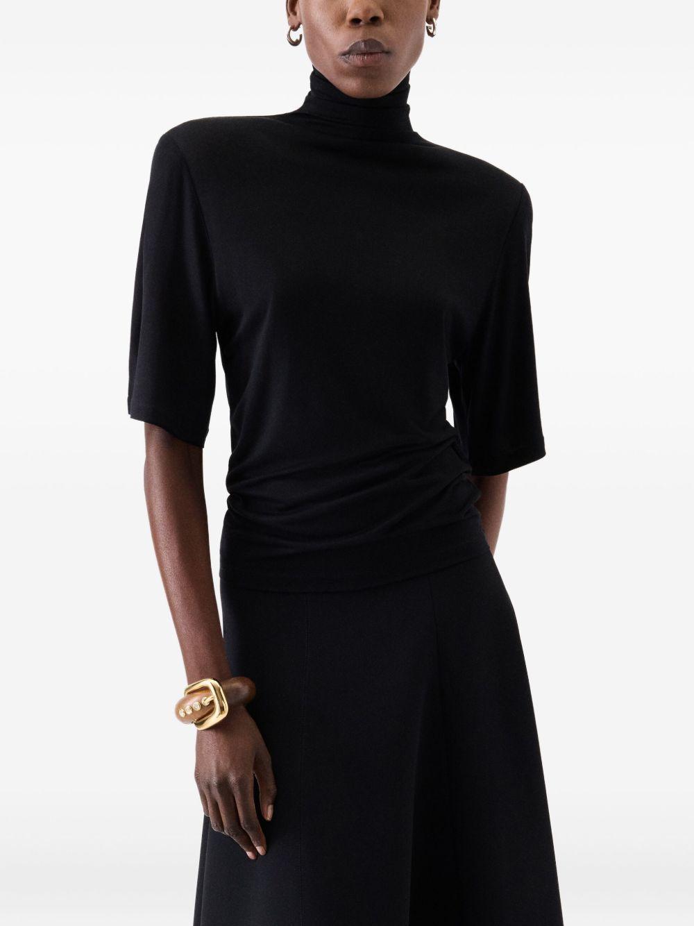 turtleneck short-sleeve top Product Image