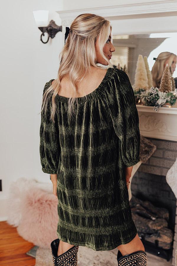 Waiting For You Velvet Dress Product Image