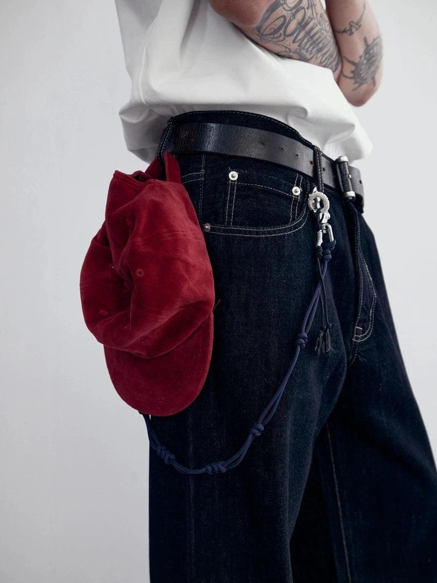 RT No. 18883 DARK BLUE DENIM STRAIGHT JEANS Product Image