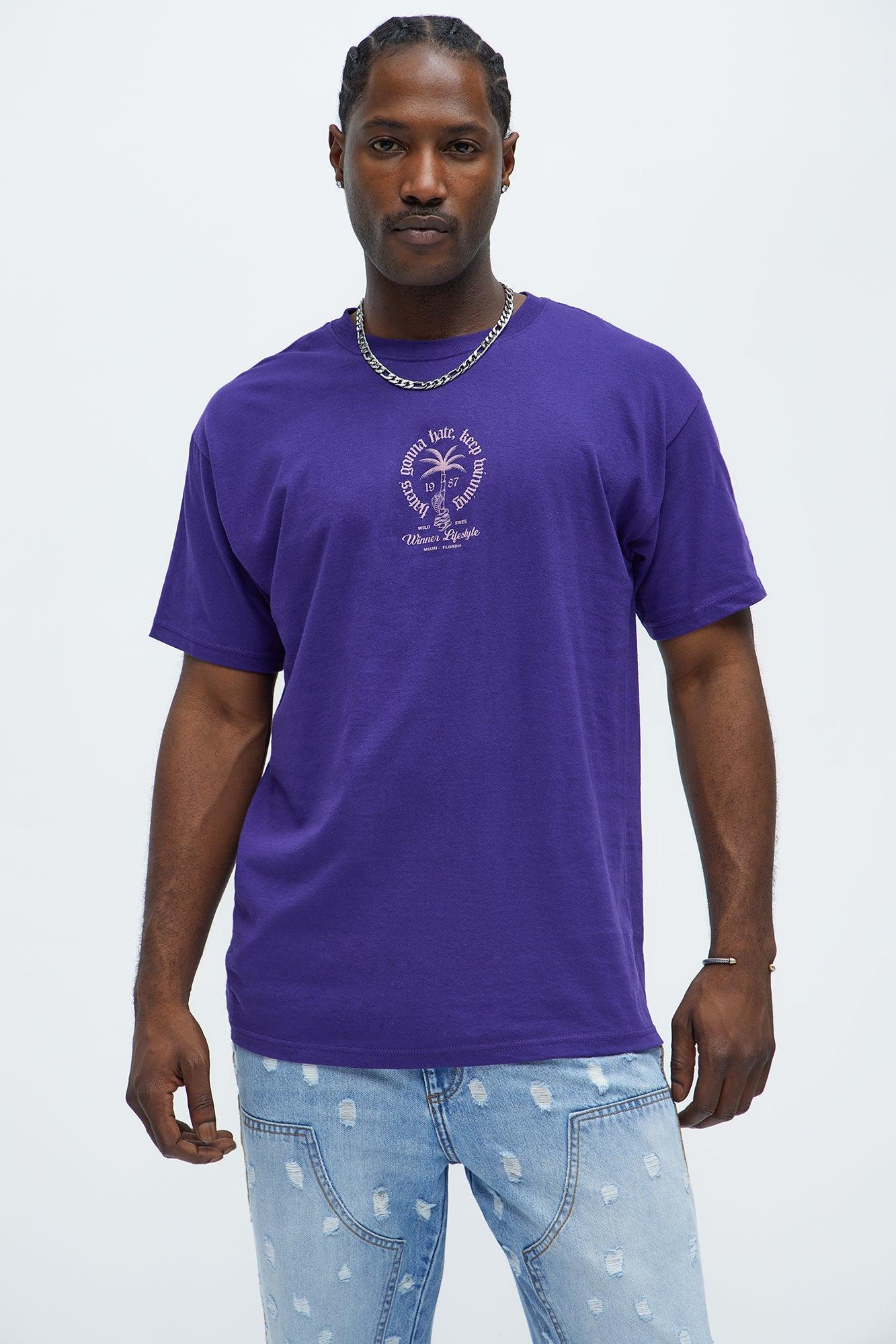 Winners Lifestyle Short Sleeve Tee - Purple Product Image