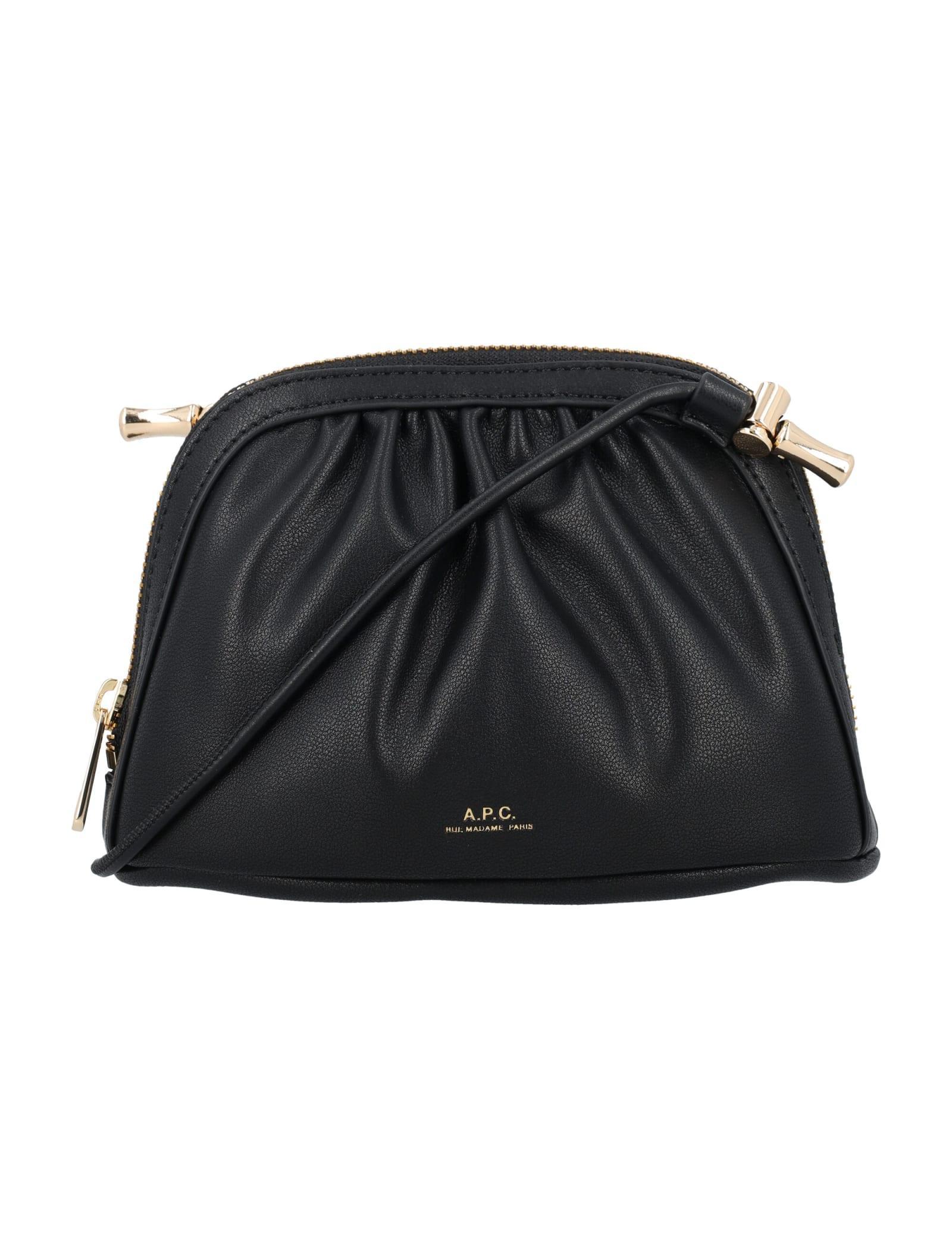 APC Black Ninon Small Drawstring Bag Product Image