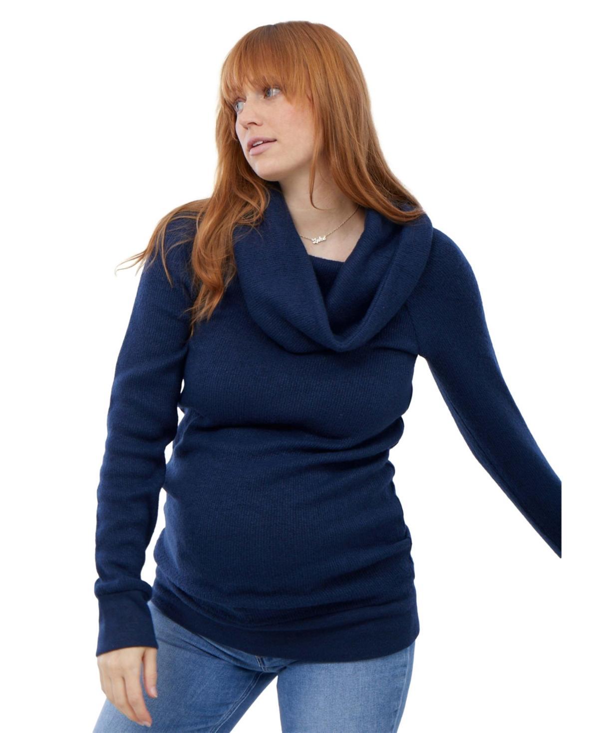 Ingrid & Isabel Maternity Cowl Neck Sweater Product Image