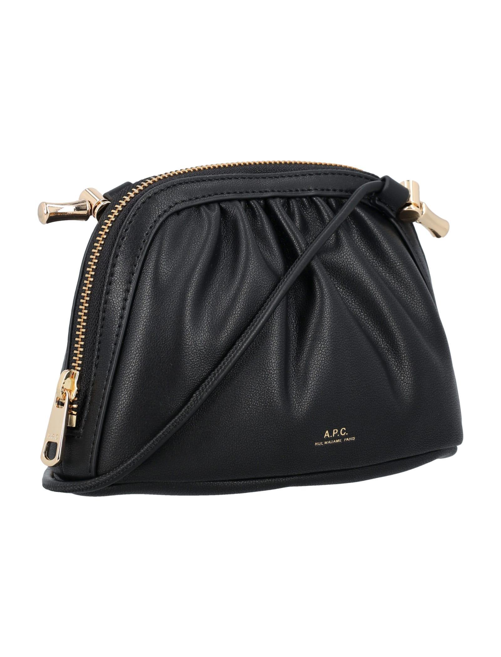 APC Black Ninon Small Drawstring Bag Product Image