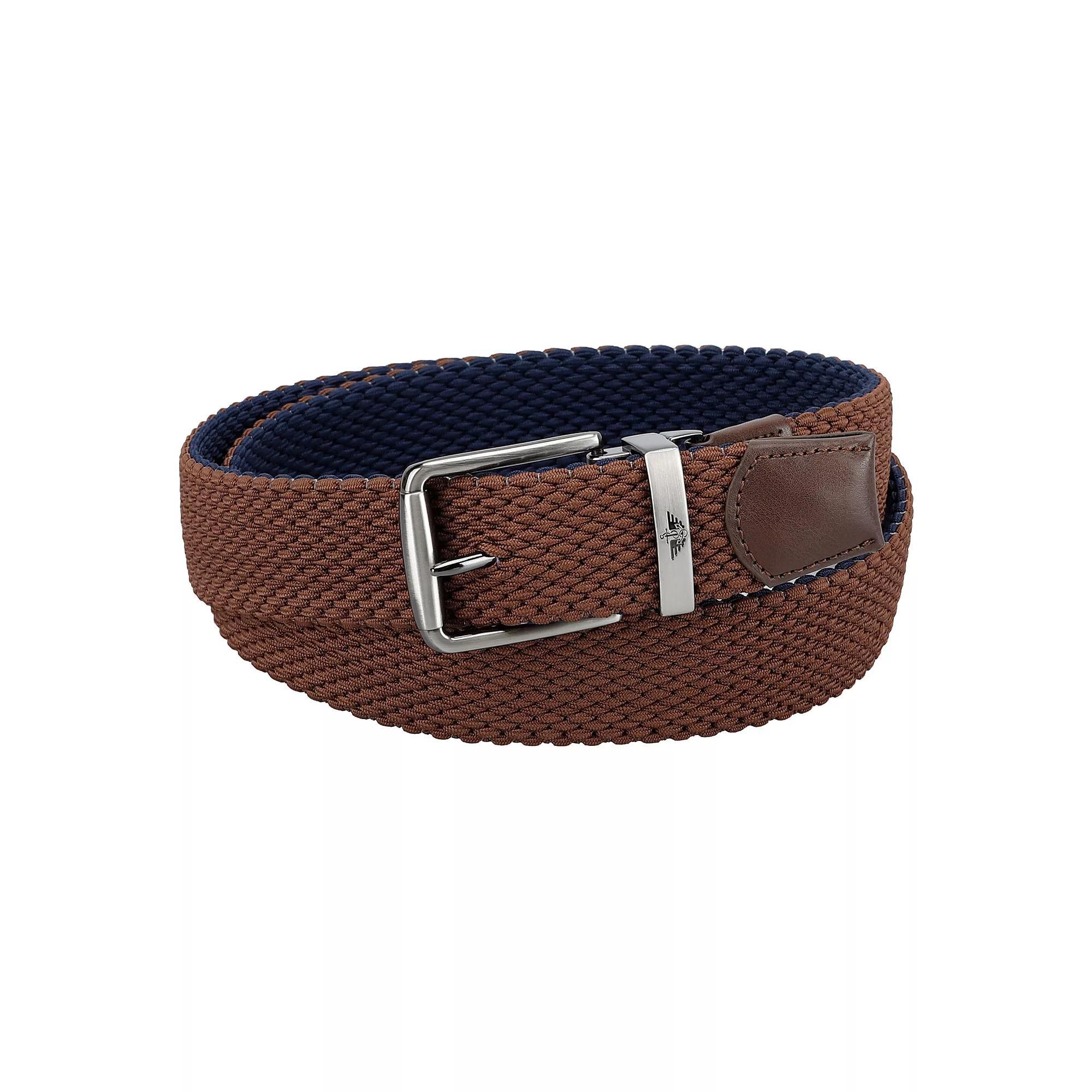 Mens Dockers 2-in-1 Reversible Stretch Braided Web Belt Product Image