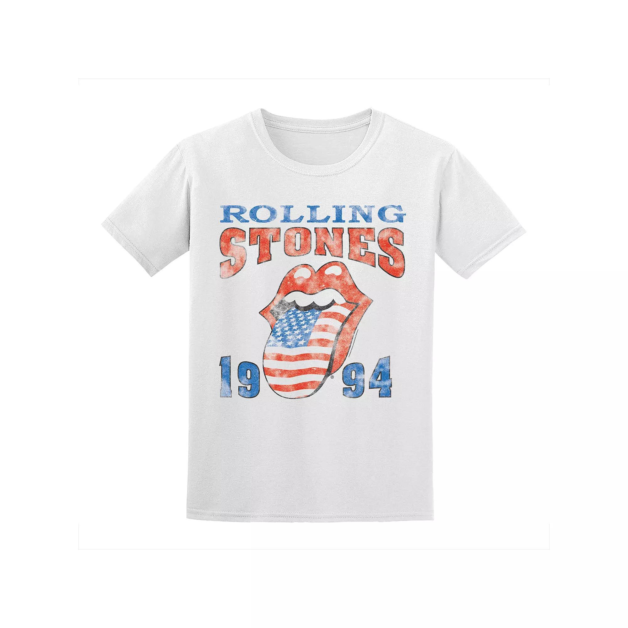 Men's Rolling Stones Tee, Size: XXL, White Product Image
