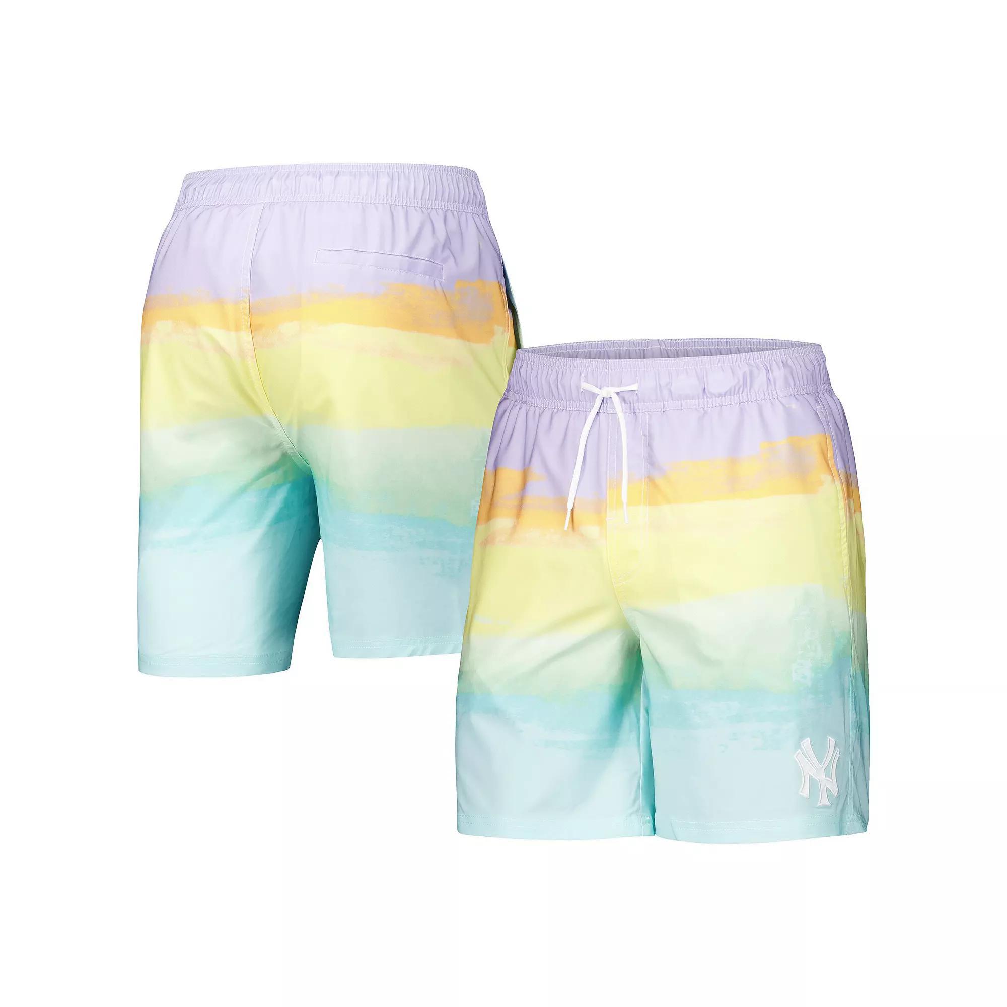 Men's G-III Sports by Carl Banks New York Yankees Perfect Game Volley Board Shorts, Size: Large, Team Product Image