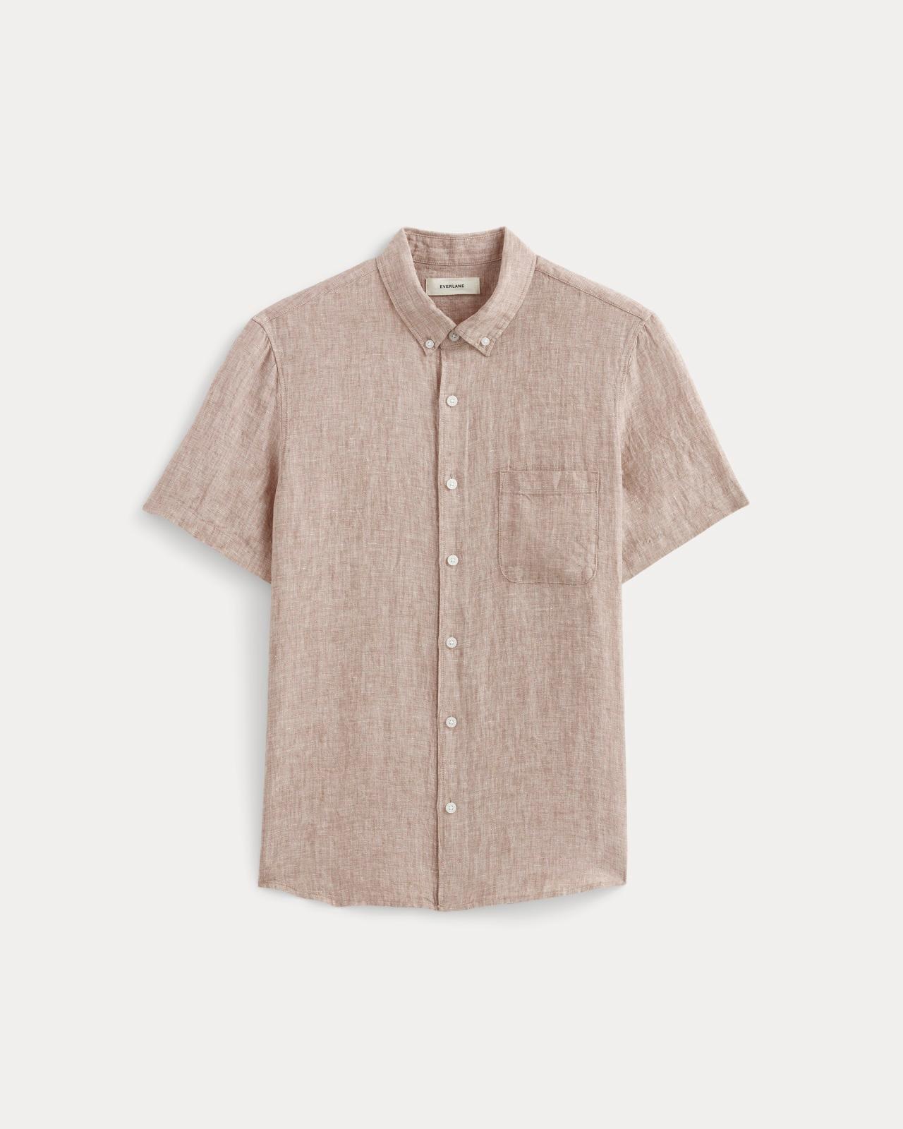 Mens Classic Short-Sleeve Shirt in Linen by Everlane Product Image