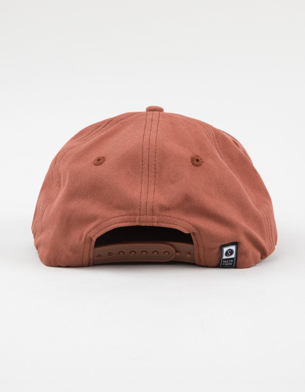 SALTY CREW Dockside 5 Panel Snapback Hat  - BRICK Product Image